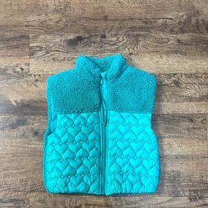 Kids' Turquoise Quilted Vest